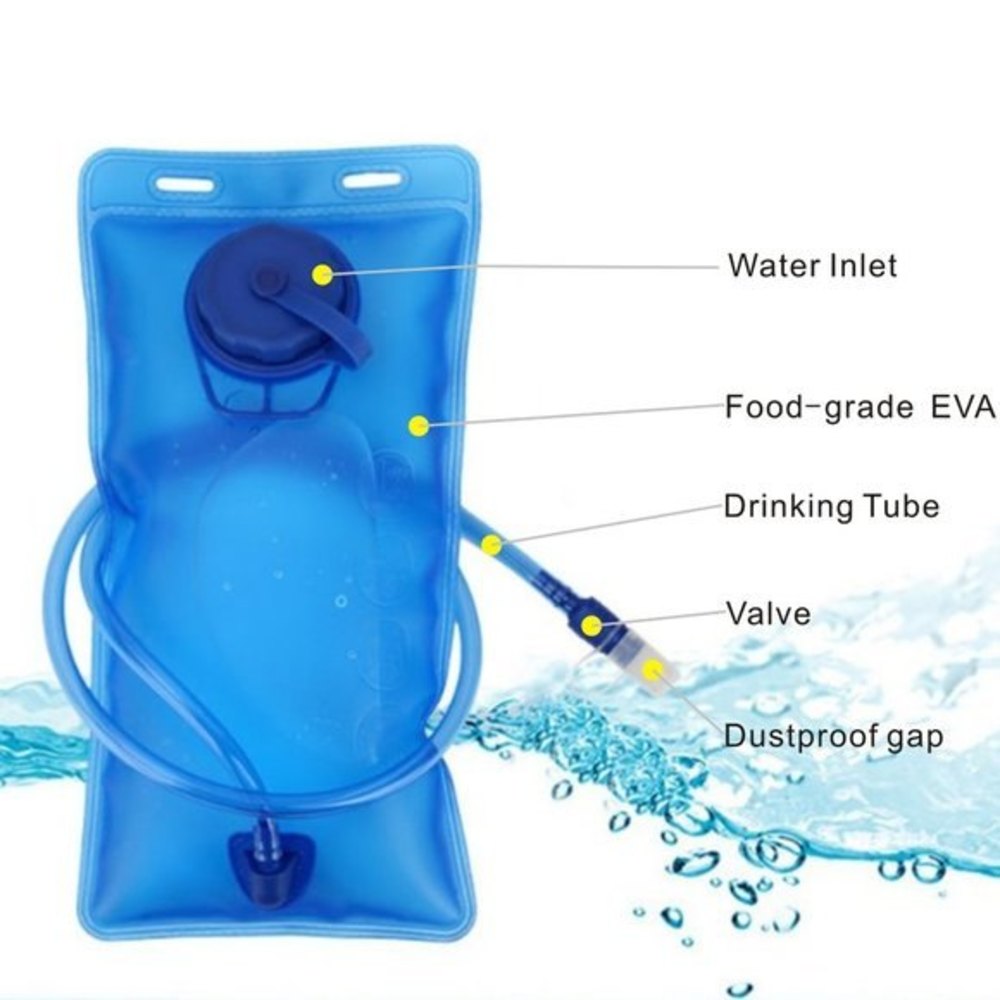 portable water bladder with a straw - Picture 1 of 5